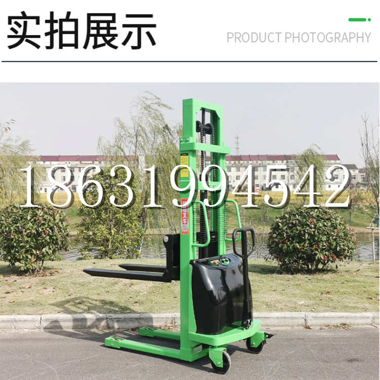 五莲县电动叉车堆高车液压铲车电瓶1吨2吨站驾步行式小型全自动叉车
